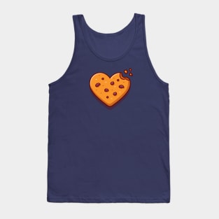 Love Chocolate Cookies Cartoon Tank Top